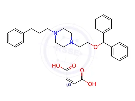 Chemical structure of GBR 12935 Dimaleate Salt