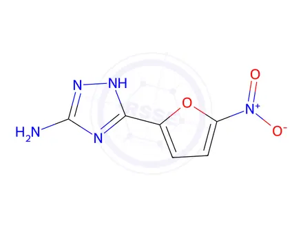 Chemical structure of 3-(5-Nitrofuran-2-yl)-1H-1,2,4-triazol-5-amine