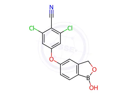 Chemical structure of Crisaborole Impurity 186