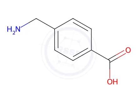 Chemical structure of 4-(Aminomethyl)benzoic acid