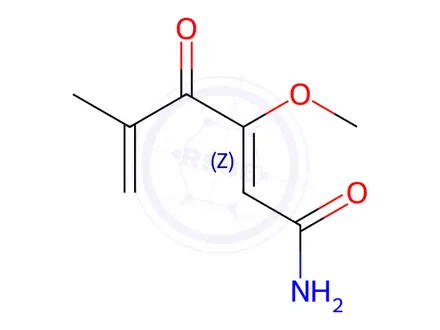 Chemical structure of penicillamide