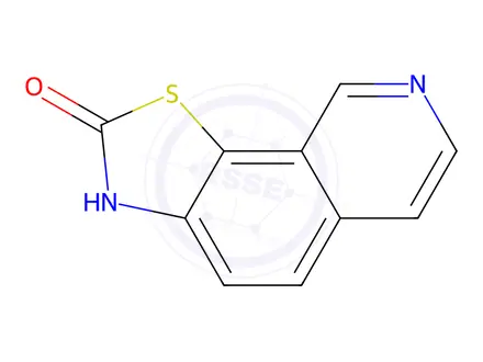 Chemical structure of Thiazolo[4,5-h]isoquinolin-2(3H)-one (9CI)