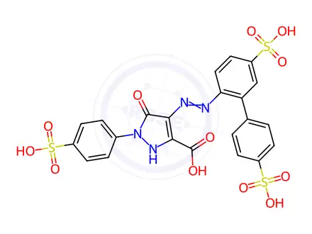 Chemical structure of Tartrazine Impurity 15