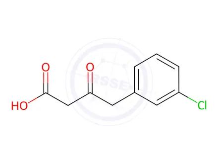 Chemical structure of 3-Oxo-4-(3-chlorophenyl)butanoic acid
