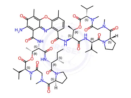 Chemical structure of Actinomycin C2