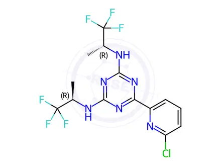 Chemical structure of AG-881 (Vorasidenib)
