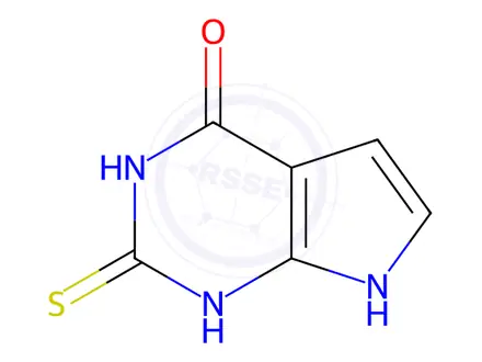Chemical structure of Mercaptopurine Impurity 24