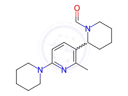 Chemical structure of 2-(2-Methyl-6-(piperidin-1-yl)pyridin-3-yl)piperidine-1-carbaldehyde