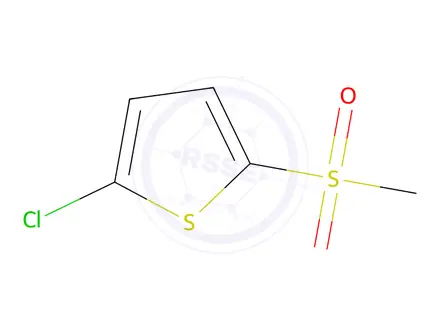 Chemical structure of 2-chloro-5-methanesulfonylthiophene