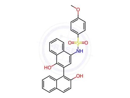 Chemical structure of TTI 101