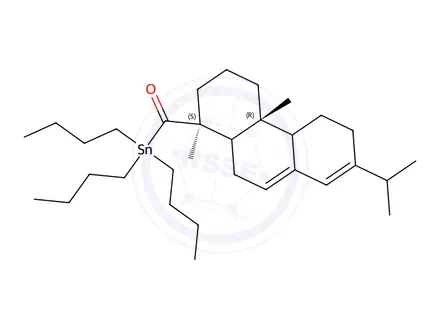 Chemical structure of Tributyltin resinate