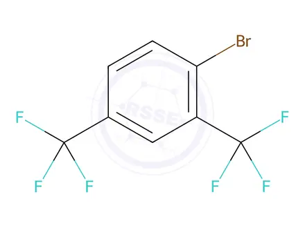 Chemical structure of 1-Bromo-2,4-bis(trifluoromethyl)benzene