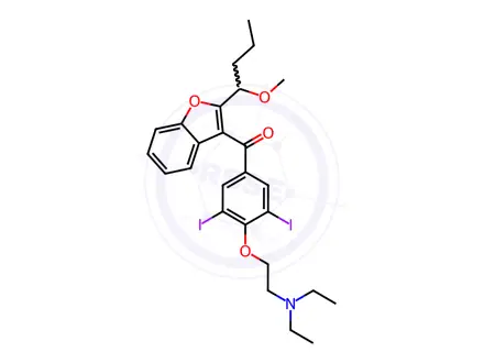 Chemical structure of 1-Methoxy Amiodarone