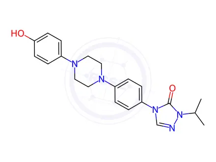 Chemical structure of Itraconazole Impurity 98