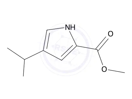 Chemical structure of Methyl 4-(1-aminoethyl)-1H-pyrrole-2-carboxylate