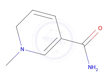 Chemical structure of 3-Pyridinecarboxamide,1,6-dihydro-1-methyl-(9CI)