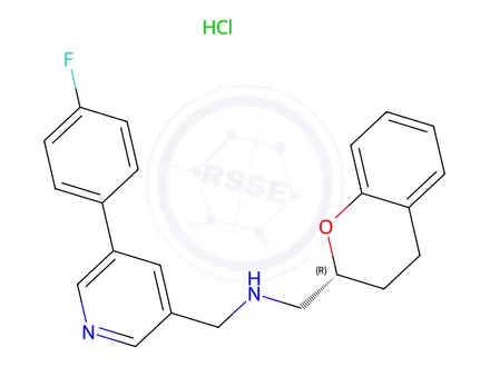 Chemical structure of Sarizotan hydrochloride