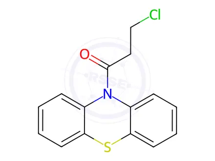 Chemical structure of 3-Chloro-1-(10H-phenothiazin-10-yl)propan-1-one