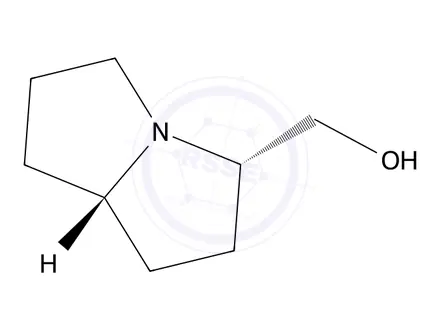 Chemical structure of ((3S,7aS)-hexahydro-1H-pyrrolizin-3-yl)methanol