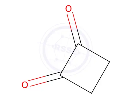 Chemical structure of 1,2-Cyclobutanedione