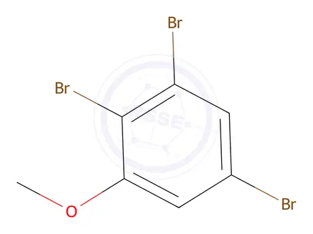 Chemical structure of 2,3,5-Tribromoanisole