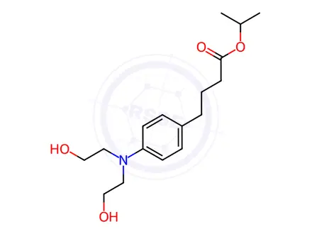 Chemical structure of Isopropyl 4-[4-[N,N-bis(2-hydroxyethyl)amino]phenyl]butyrate
