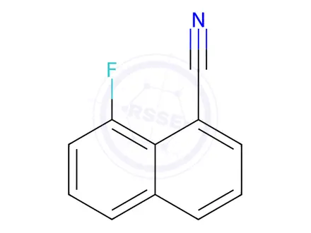 Chemical structure of 1-Cyano-8-fluoronaphthalene