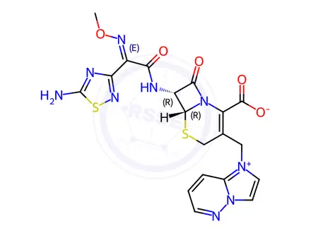 Chemical structure of Cefozopran Dihydrochloride