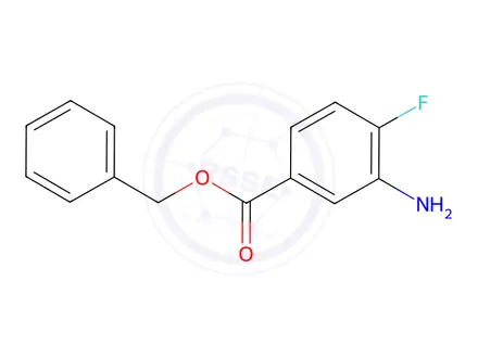 Chemical structure of Benzyl 3-amino-4-fluorobenzoate