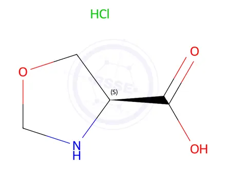 Chemical structure of Oxazolidine-4-carboxylic acid hydrochloride