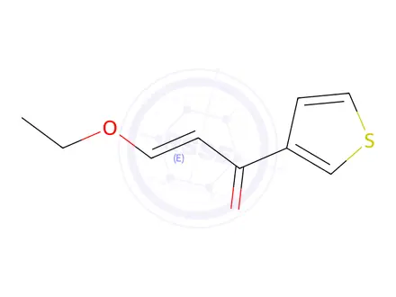 Chemical structure of 3-Ethoxy-1-(thiophen-3-yl)prop-2-en-1-one