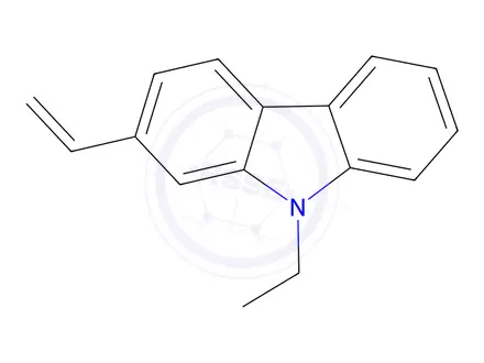 Chemical structure of POLY(N-ETHYL-2-VINYLCARBAZOLE)