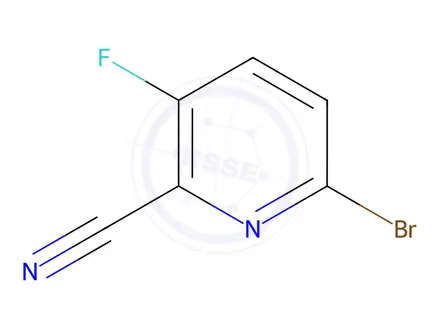 Chemical structure of 6-Bromo-3-fluoropicolinonitrile