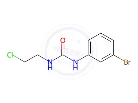 Chemical structure of N-(3-Bromophenyl)-N'-(2-chloroethyl)urea
