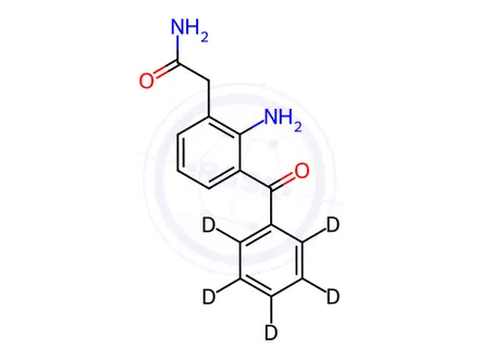 Chemical structure of Nepafenac D5