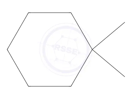 Chemical structure of Cyclohexane, 1,1-dimethyl-