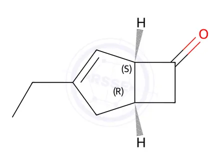 Chemical structure of (1R,5S)-3-Ethylbicyclo[3.2.0]hept-3-en-6-one