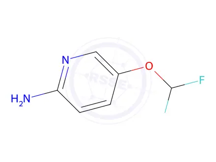 Chemical structure of 5-(Difluoromethoxy)pyridin-2-amine