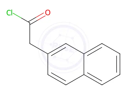 Chemical structure of 2-(2-Naphthyl)acetyl chloride