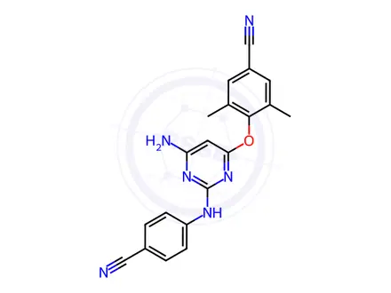 Chemical structure of Etravirine Impurity 8
