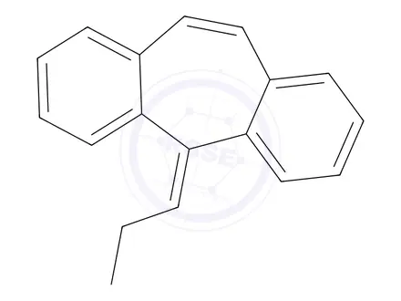 Chemical structure of 5-Propylidene-5H-dibenzo[a,d][7]annulene