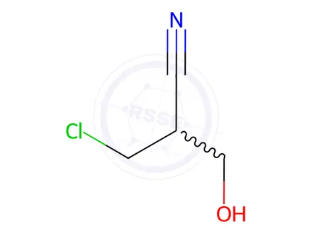 Chemical structure of 3-Chloro-2-(hydroxymethyl)propanenitrile