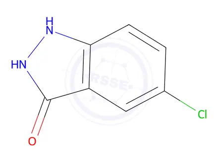 Chemical structure of 5-Chloro-2,3-dihydro-1H-indazol-3-one