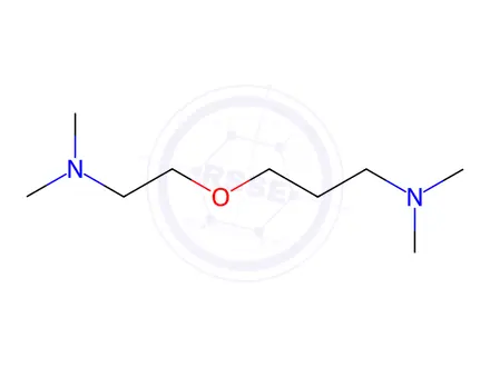 Chemical structure of 3-[2-(dimethylamino)ethoxy]-N,N-dimethylpropylamine