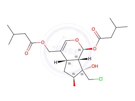 Chemical structure of Chlorovaltrate K