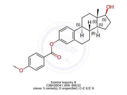 Chemical structure of Estetrol Impurity 8