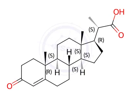 Chemical structure of Progesterone Impurity 10
