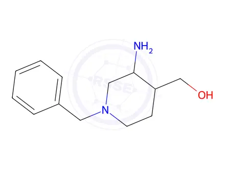 Chemical structure of (3-amino-1-benzylpiperidin-4-yl)methanol