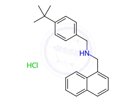 Chemical structure of Desmethyl Butenafine Hydrochloride