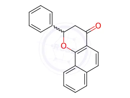 Chemical structure of α-Naphthoflavanone
